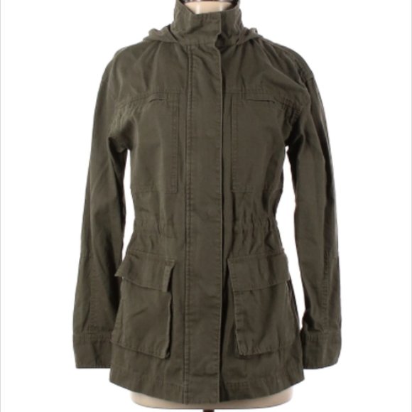 Universal Thread Jackets & Blazers - Universal Thread Goods Co. Jacket with hood, Size XL, Olive Green